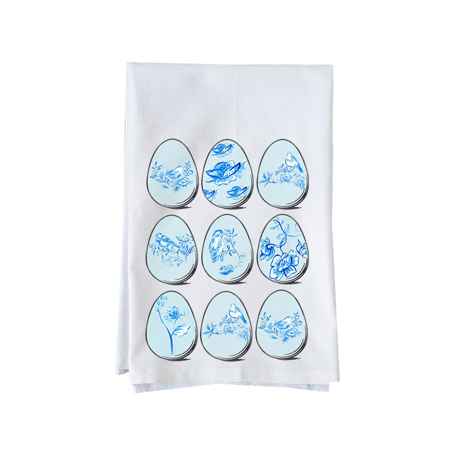 Blue Bird Eggs Kitchen Towel