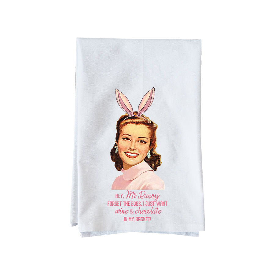 Hey Mr. Bunny Kitchen Towel