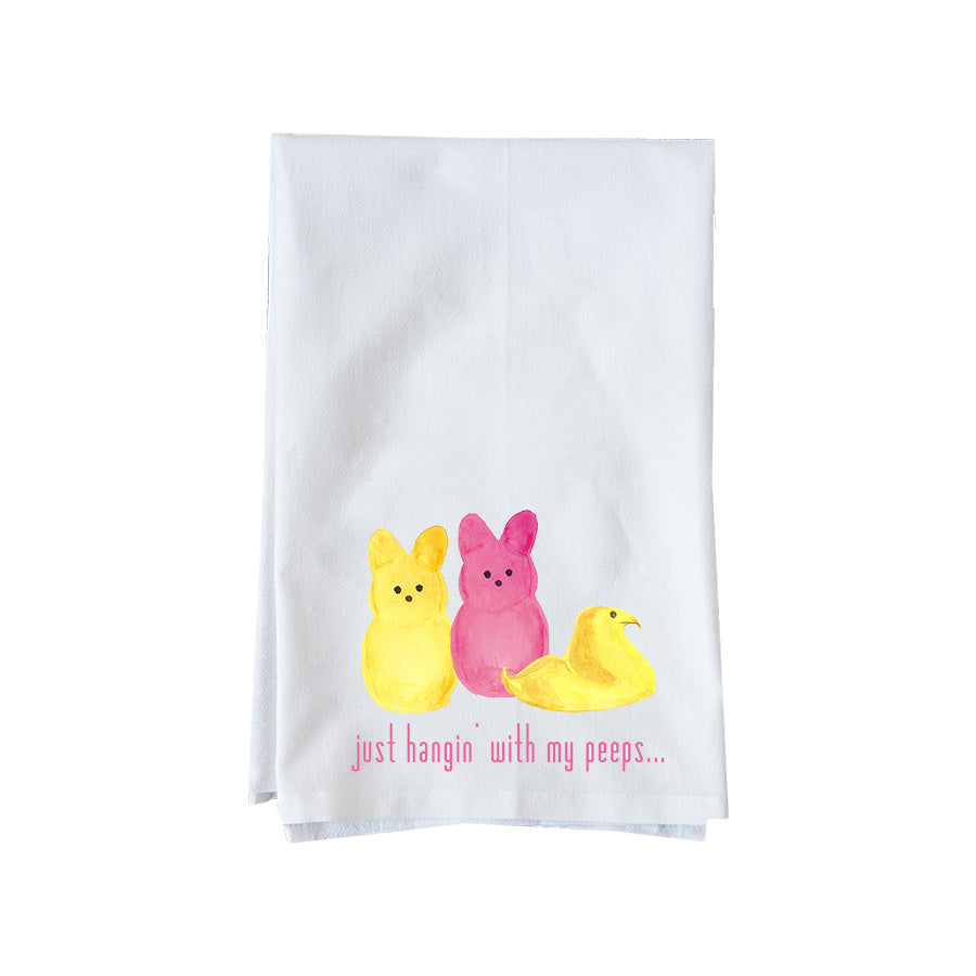 Hanging with my Peeps Kitchen Towel