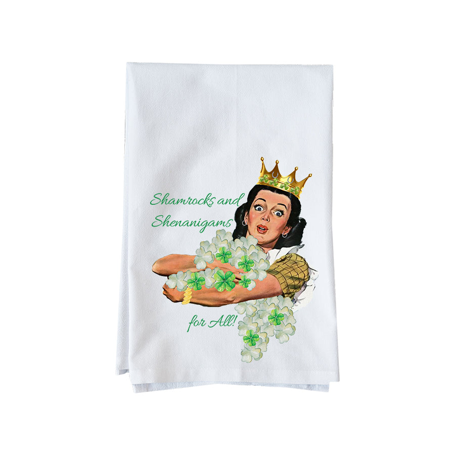 Shamrocks and Shenanigans Kitchen Towel