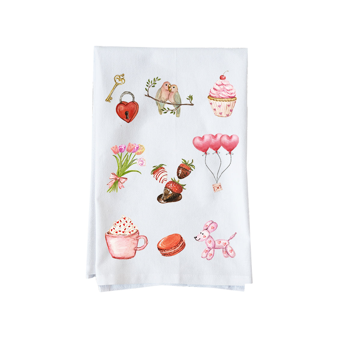 Valentine Collage Kitchen Towel