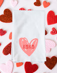 XOXO Heart Kitchen Towel