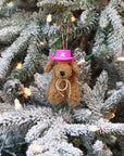 Cowboy Curly Doodle Dog Ornament  (LIMITED QUANTITIES)