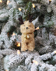 Reindeer Jingle Bells Doodle Ornament