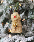 Reindeer Jingle Bells Doodle Ornament
