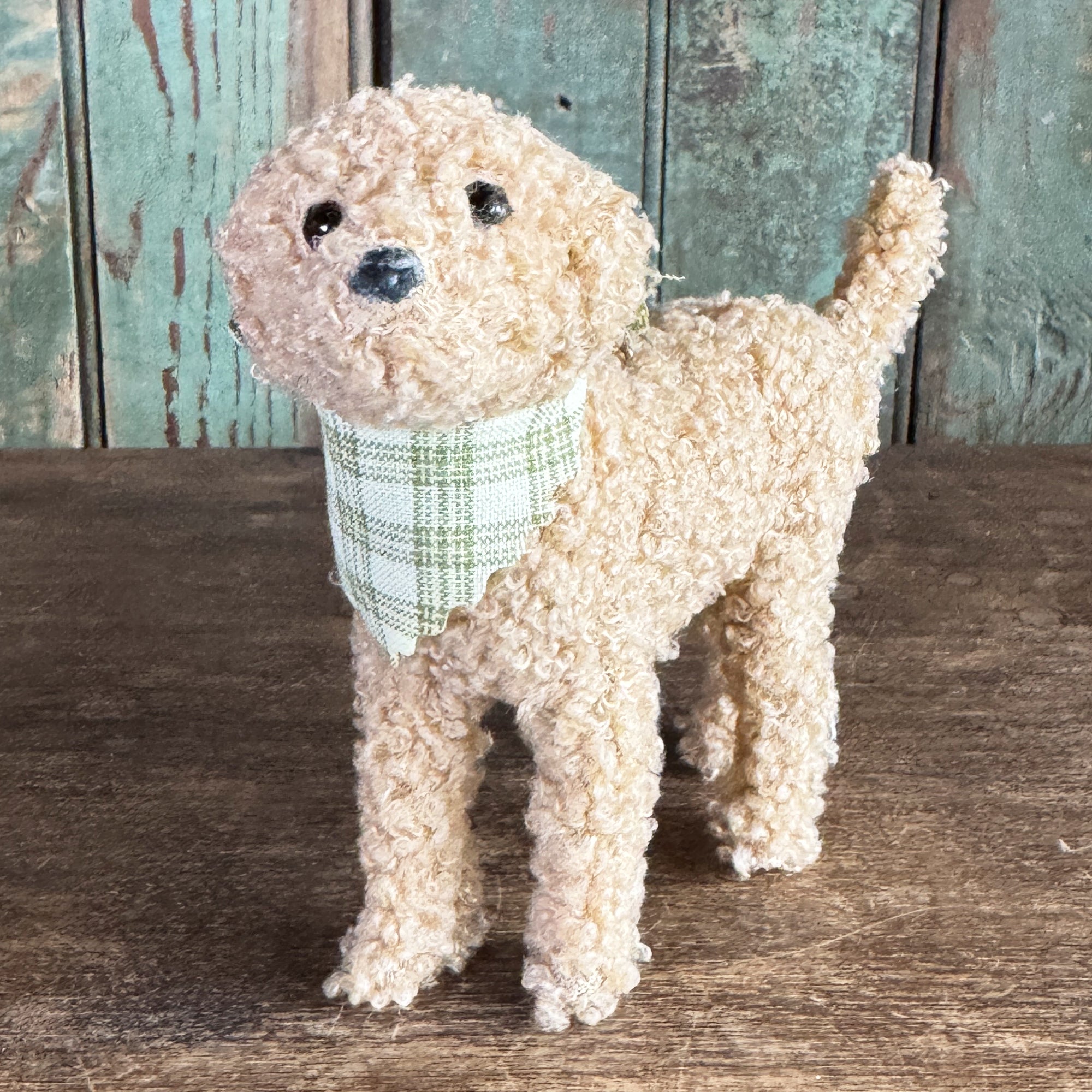 Goldendoodle With Bandana Ornament