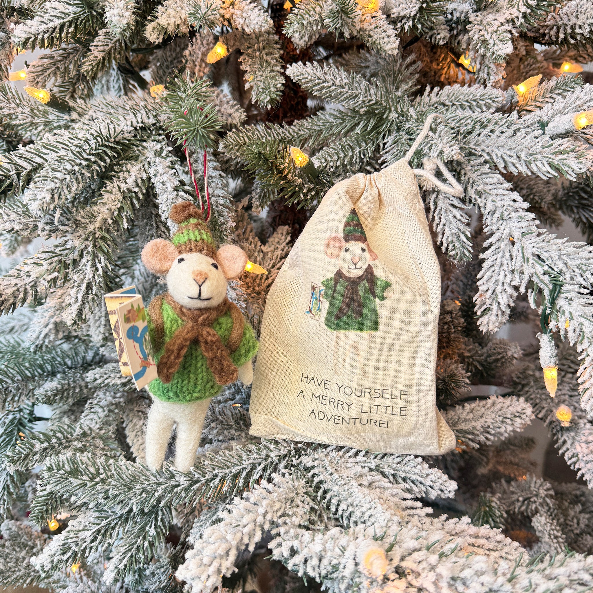 Traveler Mouse Ornament