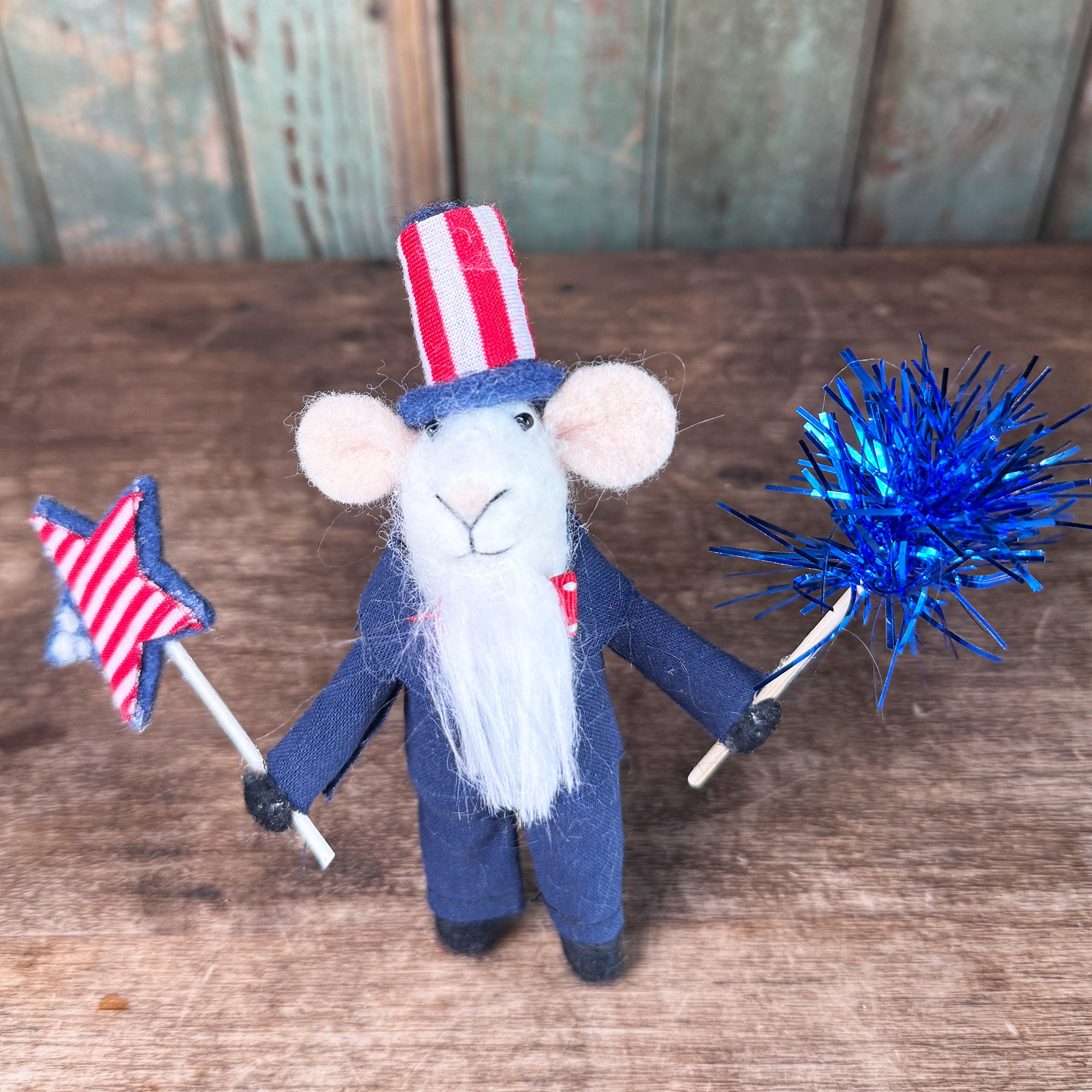 Uncle Sam Mouse Ornament