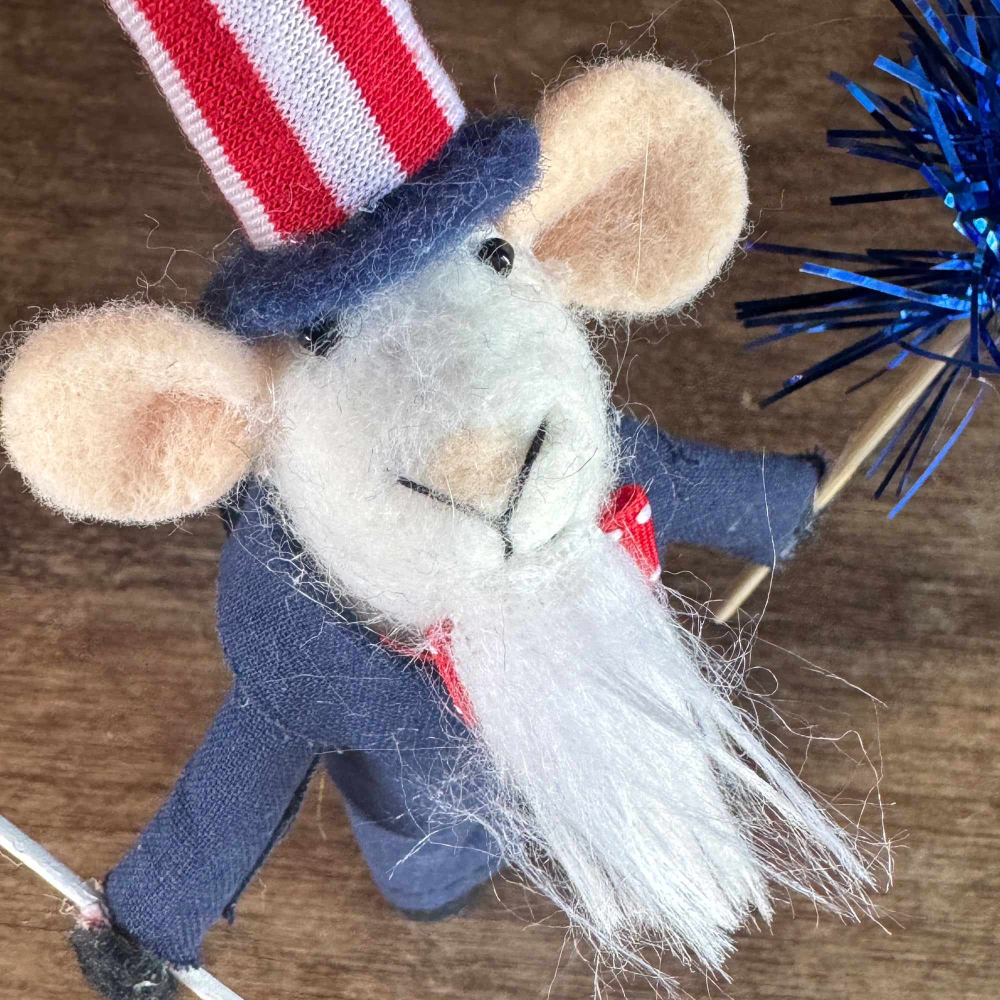 Uncle Sam Mouse Ornament