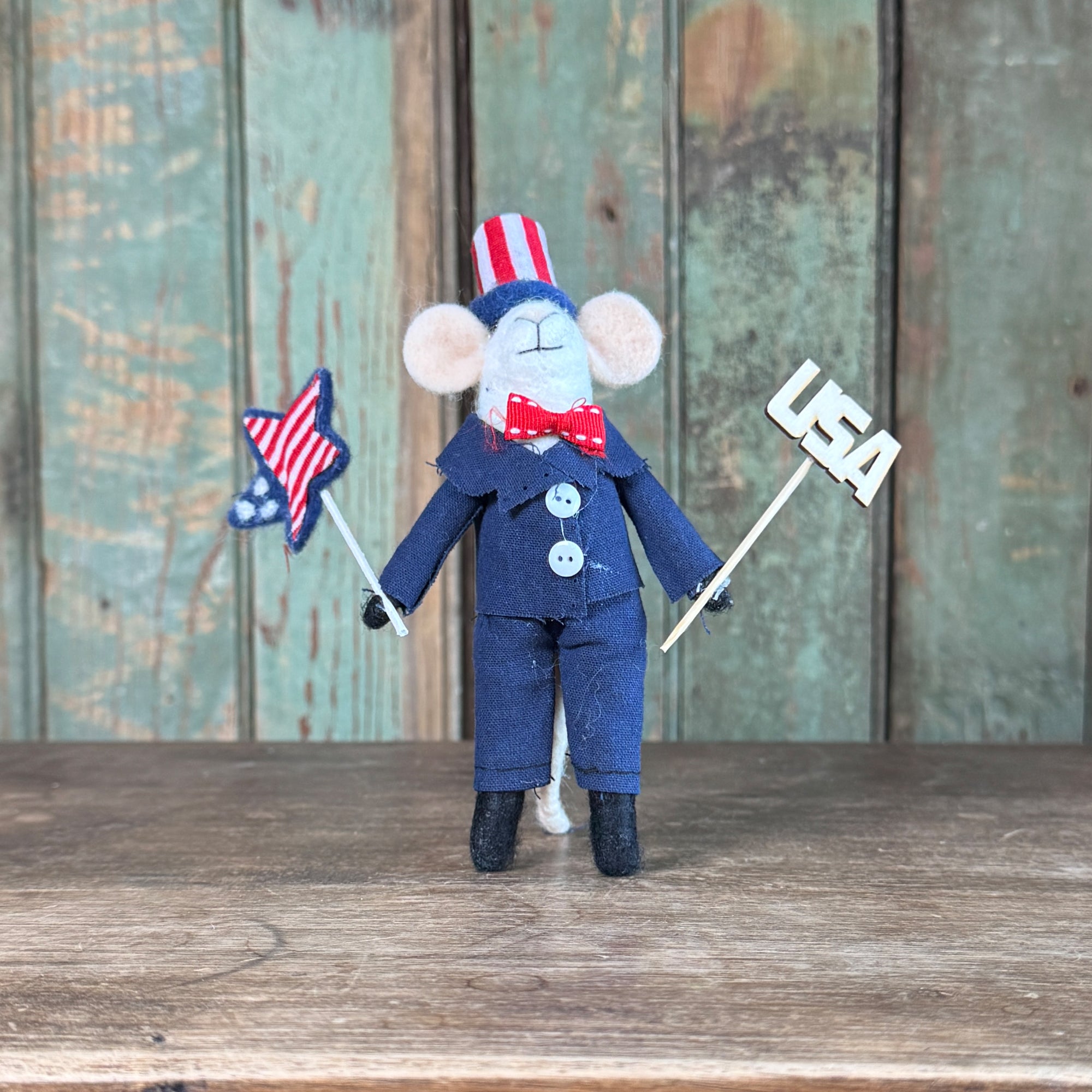 Uncle Sam Mouse Ornament