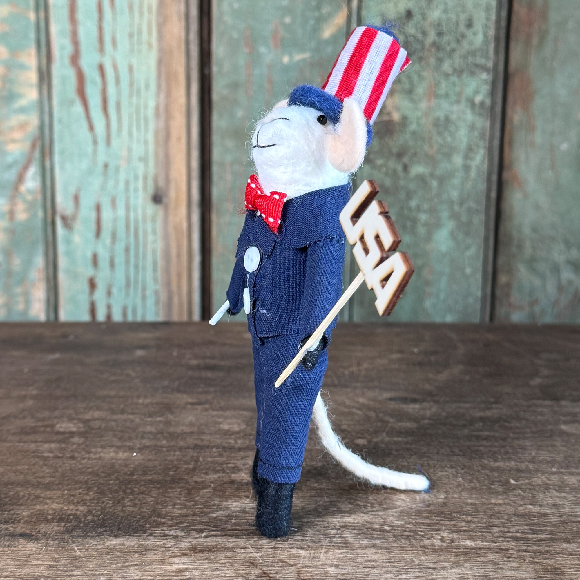 Uncle Sam Mouse Ornament