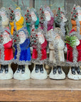 Velvet Belsnickle Santa Ornament