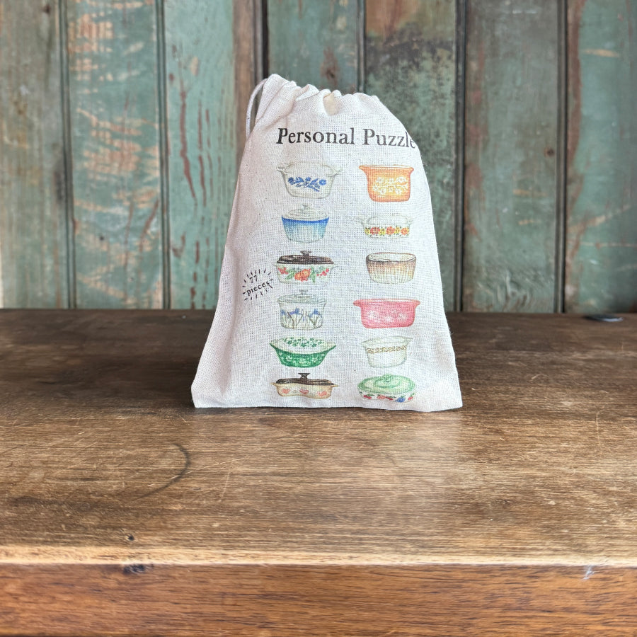 Vintage Casserole Personal Wooden Puzzle