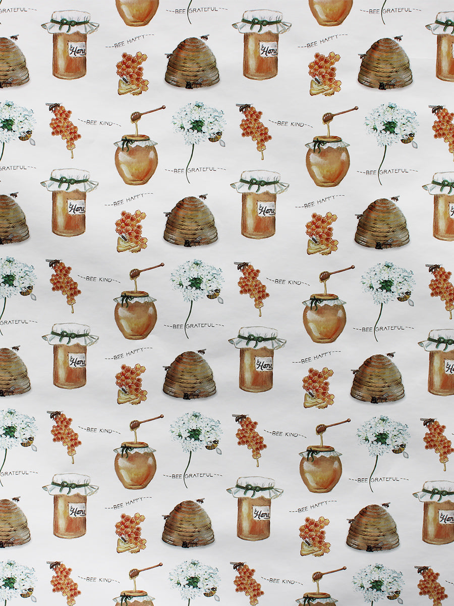 Bee Kind Wrapping Paper BUY 4+ for FREE SHIPPING!
