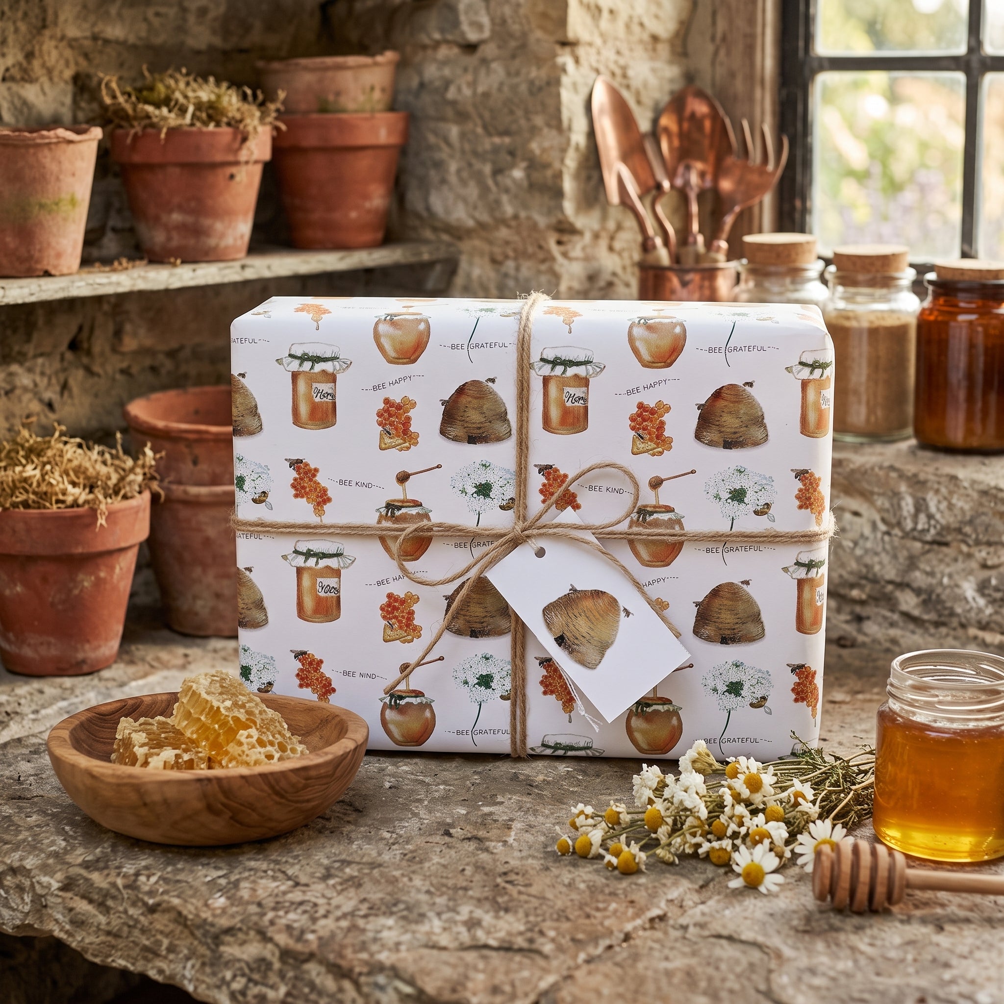 Bee Kind Wrapping Paper