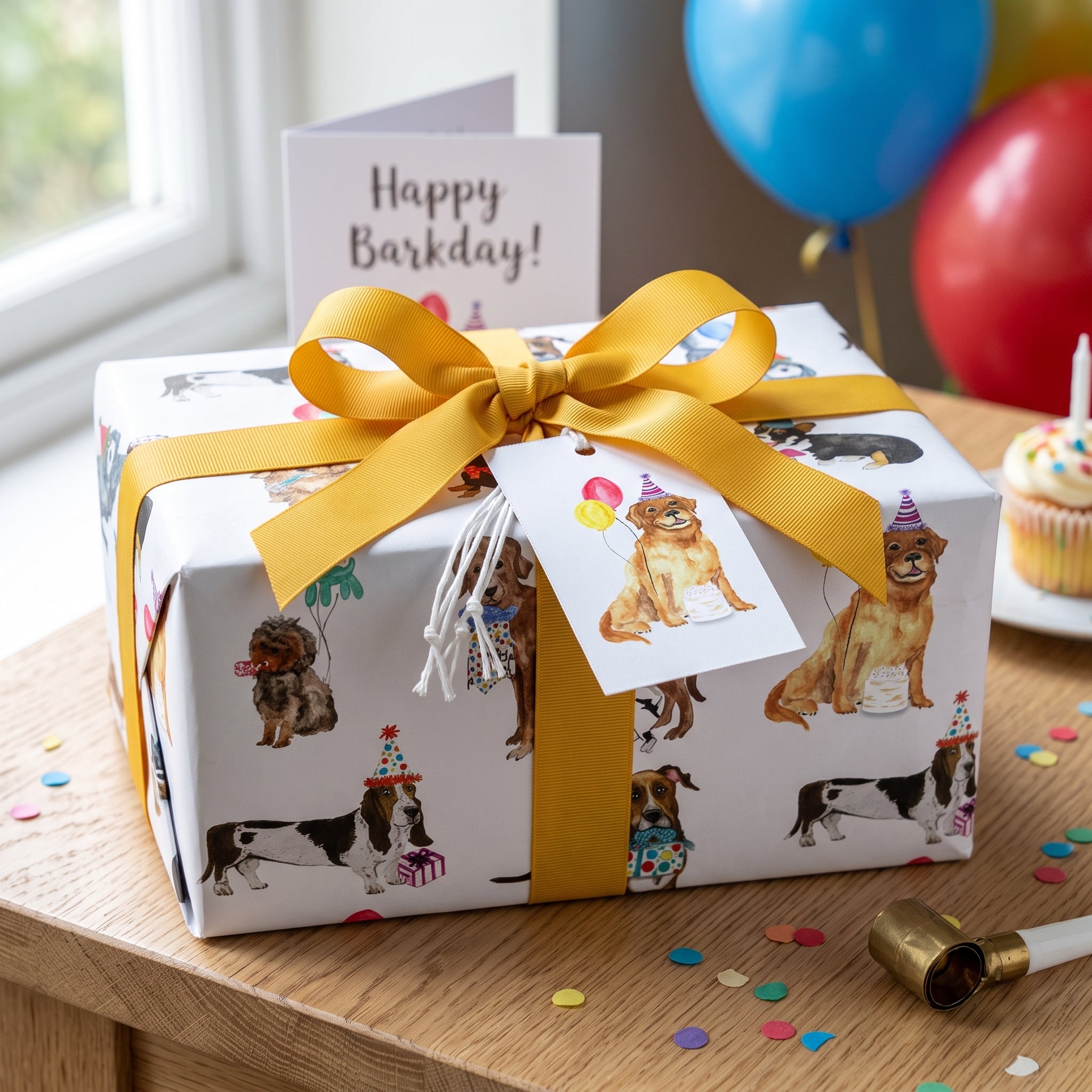 Pup's Party Wrapping Paper