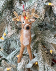 Wooly Reindeer Ornament