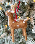 Wooly Reindeer Ornament