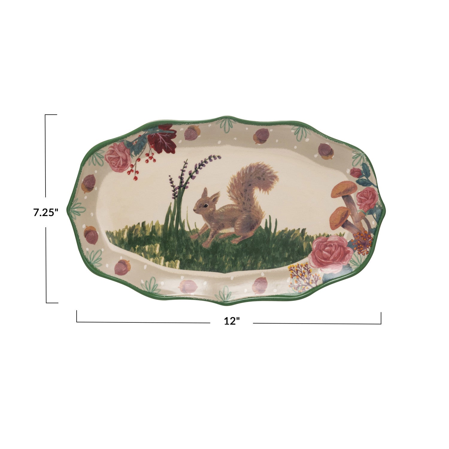 Woodland Ceramic Platter