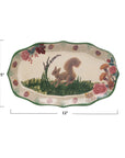 Woodland Ceramic Platter