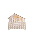 Unfinished Wooden Christmas Nativity Advent Calendar with LED lights| Family Heirloom| Christmas Countdown| Days Until Christmas