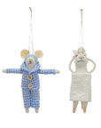 Bedtime Mouse Ornament