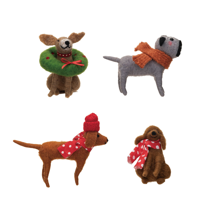 Christmas Dogs Ornament