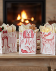 Christmas Animal Paper Gift Bag Set | Poodle, Spaniel & Deer
