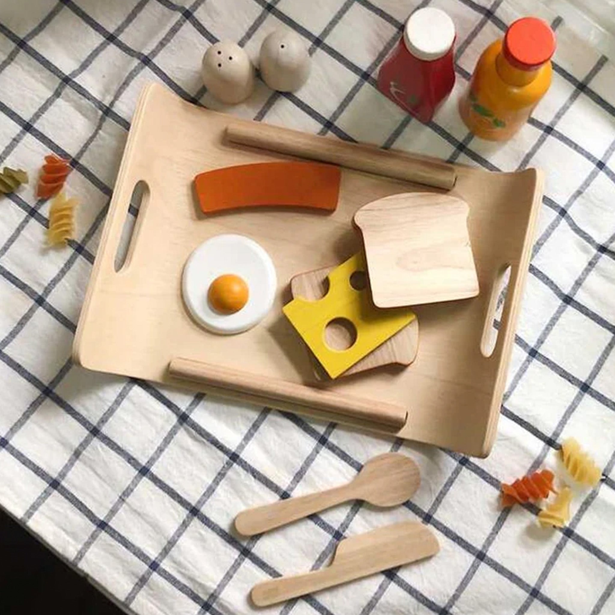 Breakfast Menu Wooden Toy Set