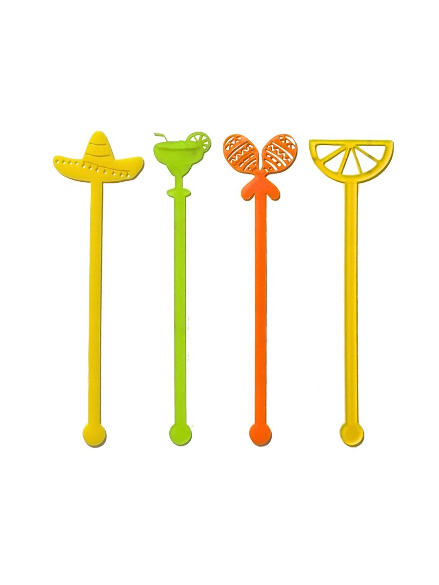 Fiesta Don't Be Salty Margarita Acrylic Stir Sticks