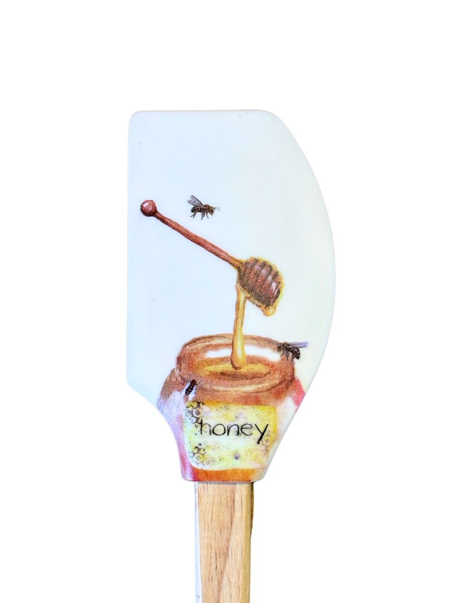 Honey Jar Silicone Spatula