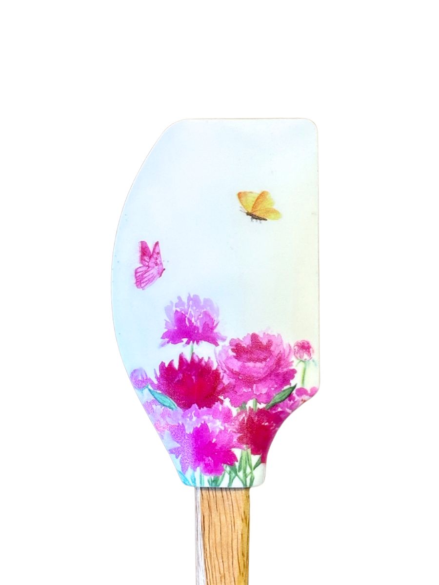 Peonies Silicone Spatula