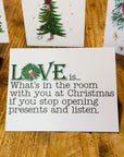 Love Christmas Glitter Stationery