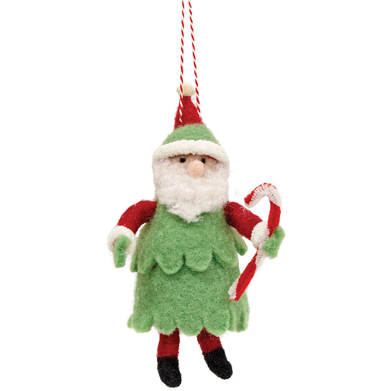 Santa Christmas Tree Ornament