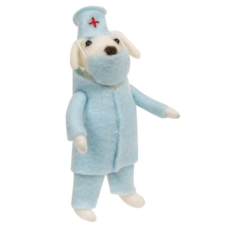 Doctor Dog Ornament