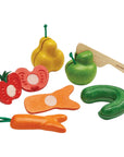 Wonky Fruits & Vegetables Wooden Toy Set