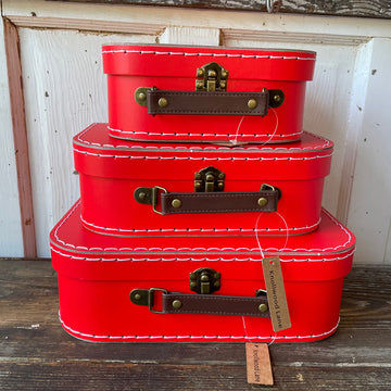 Red Cardboard Suitcases (RETAIL ONLY!)