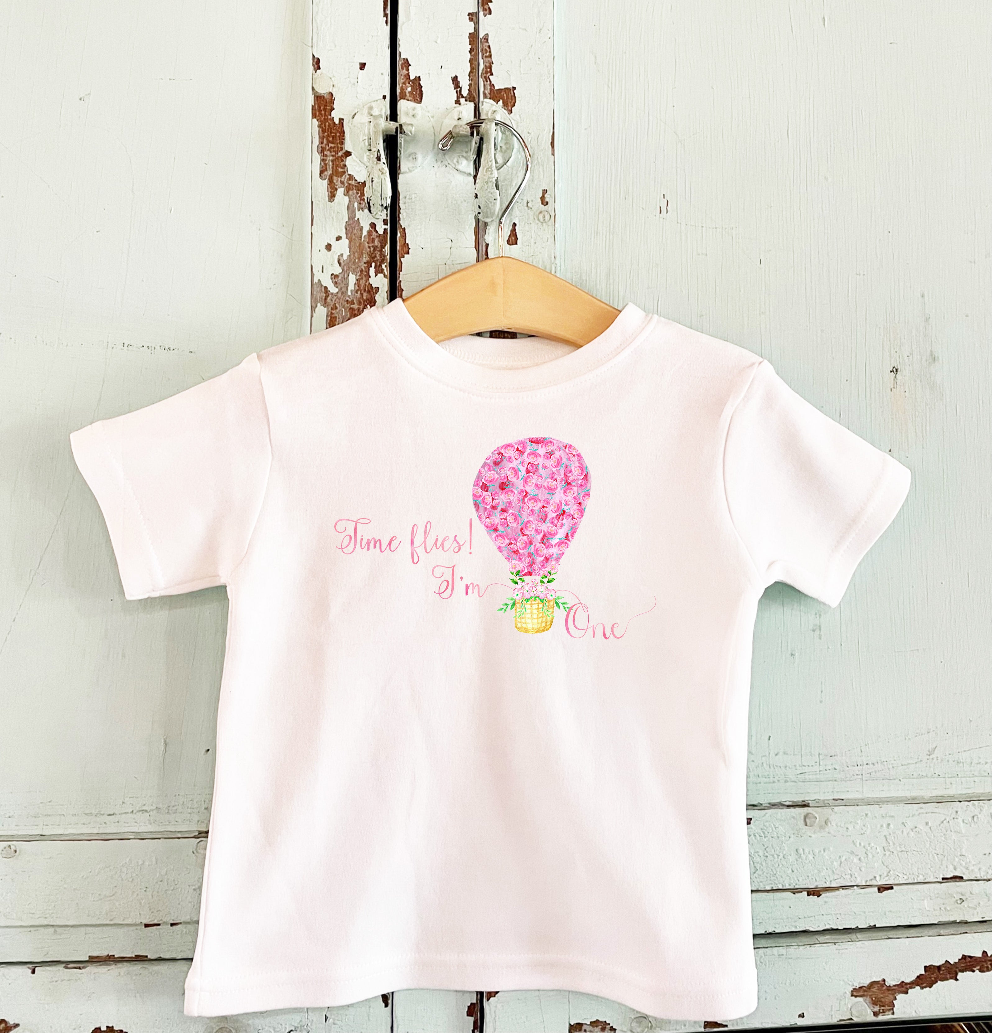 Time flies, I'm One! Birthday Tee