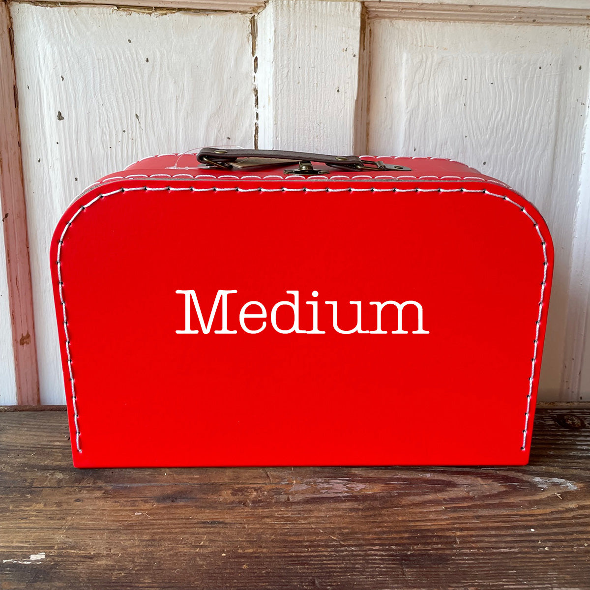 Red Cardboard Suitcases