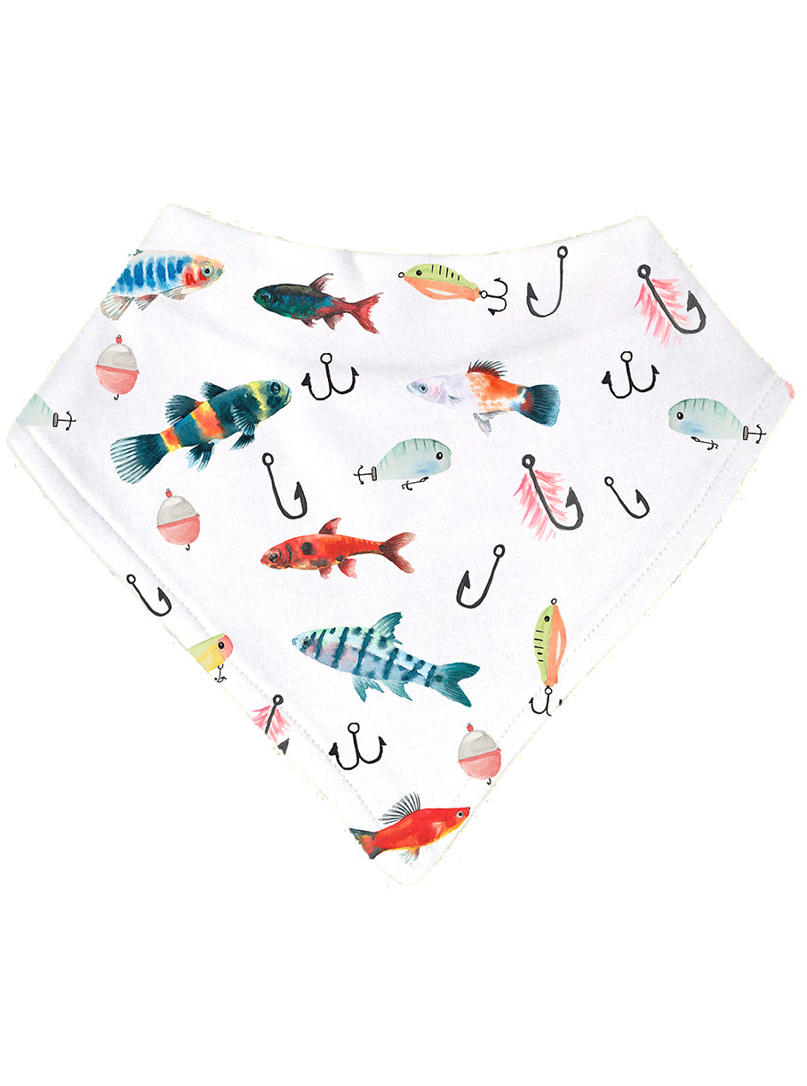 Fishing Lures Baby Bandana Bib