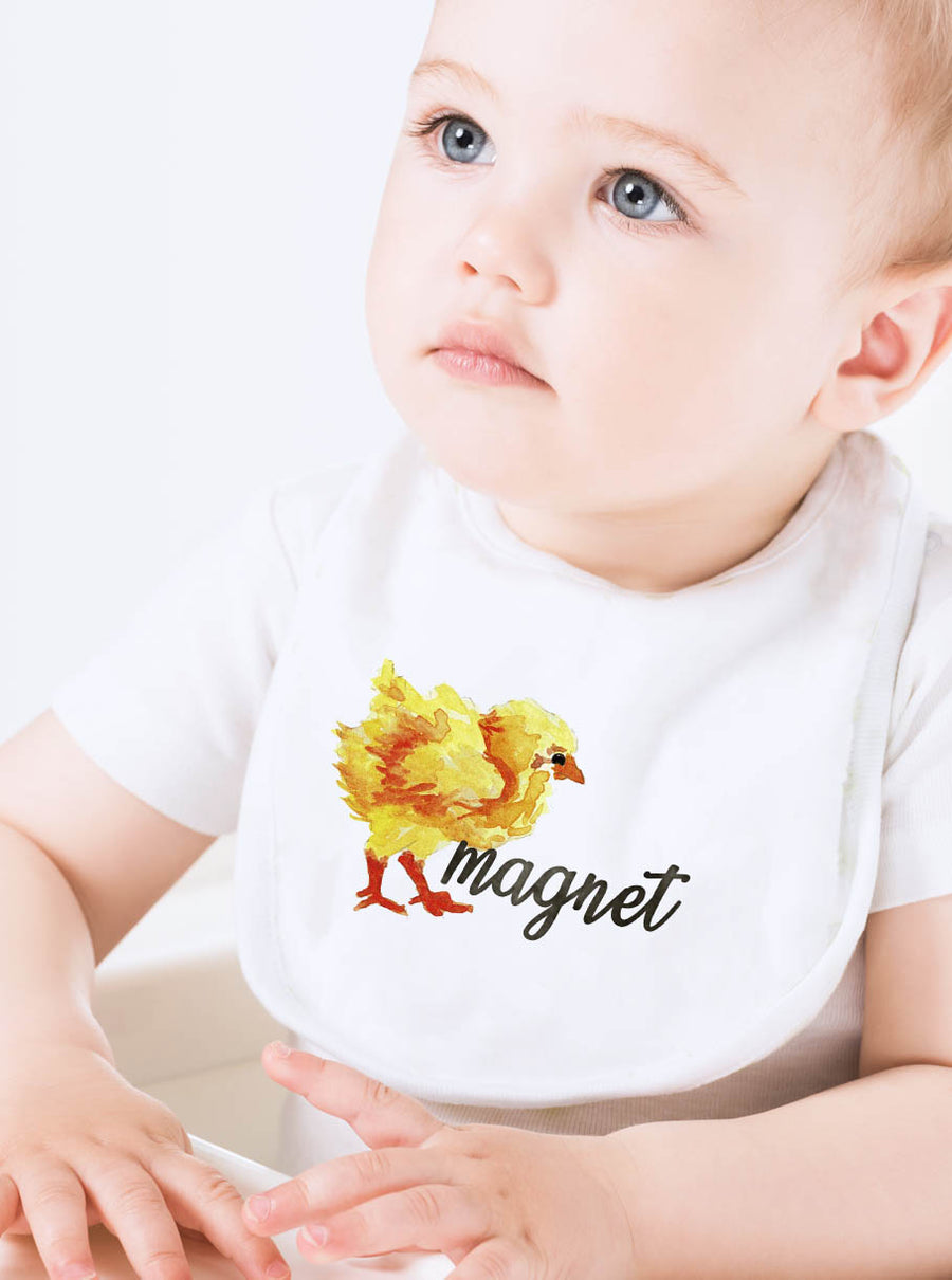 Chick Magnet Baby Bib