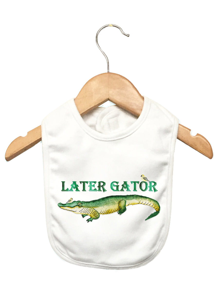 Later Gator Baby Bib
