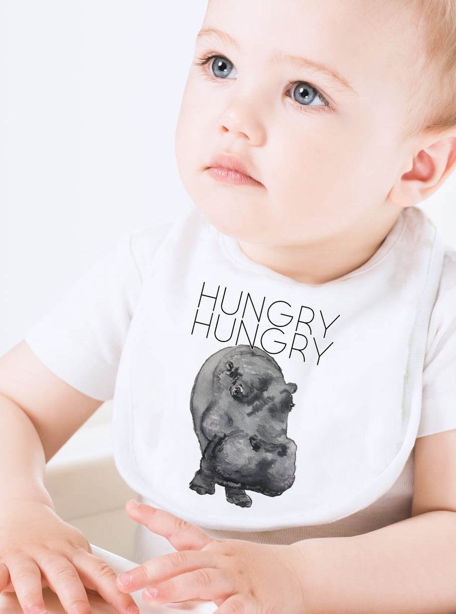 Hungry Hungry Hippo Baby Bib