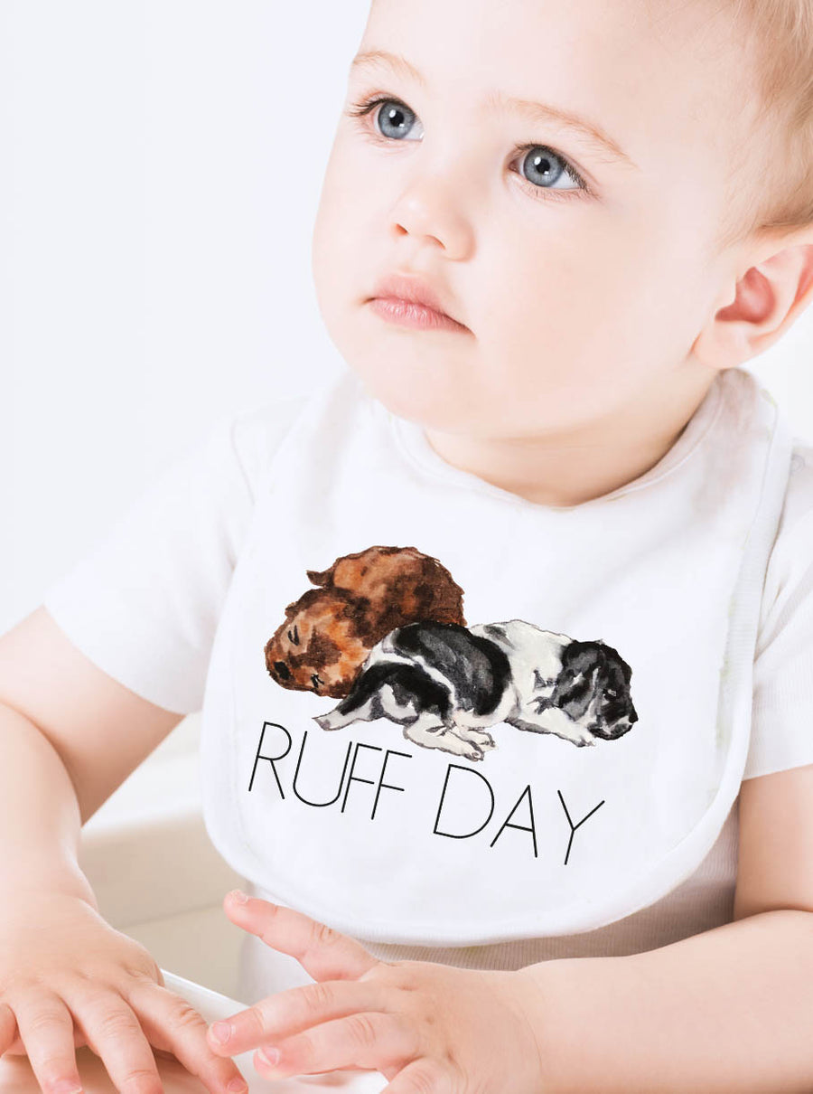 Ruff Day Baby Bib