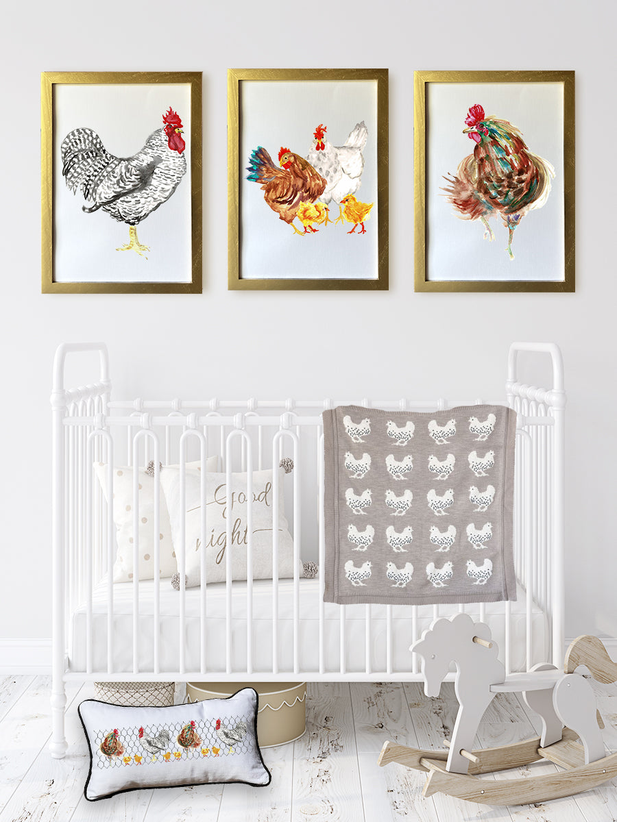 Chicken Baby Blanket