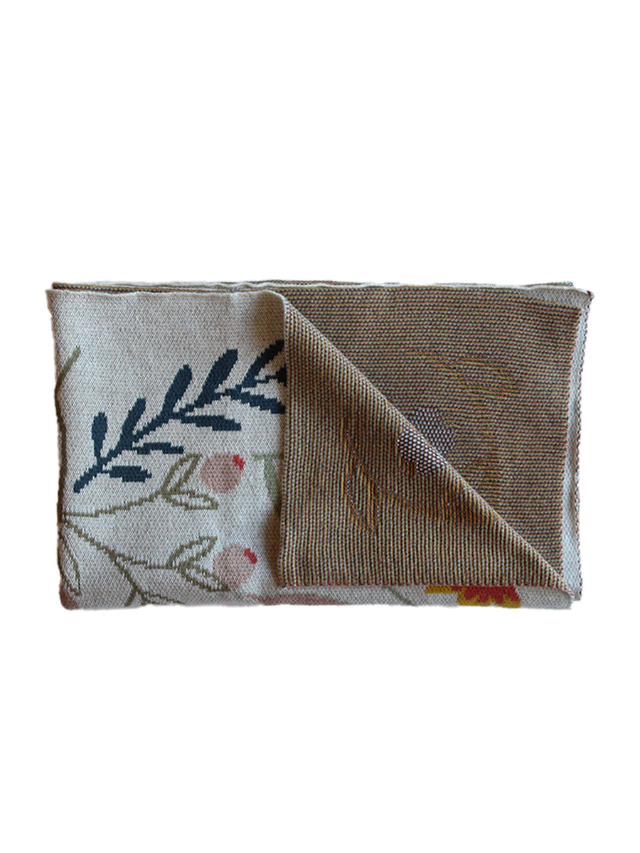 Floral Bee Baby Blanket