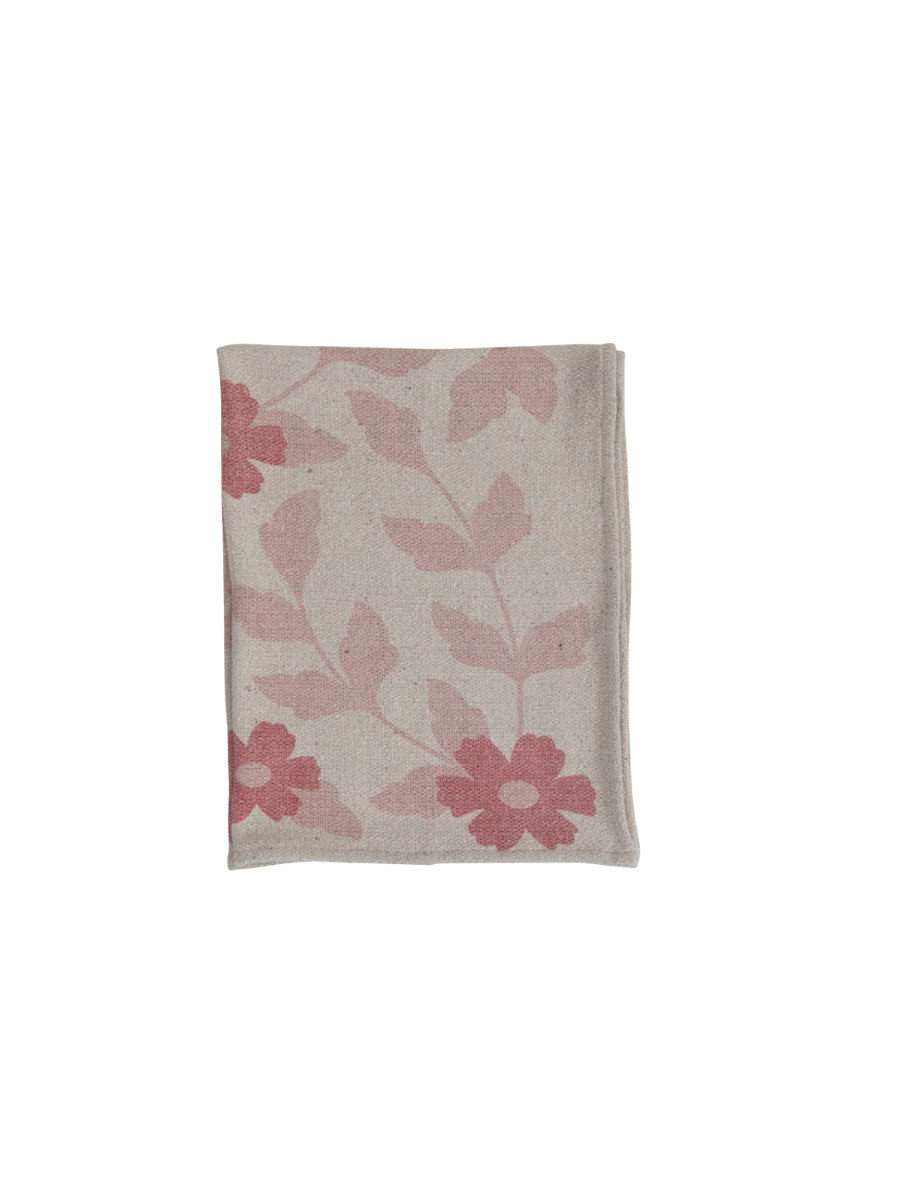 Pink Flowers Baby Blanket