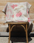 Pink Flowers Baby Blanket