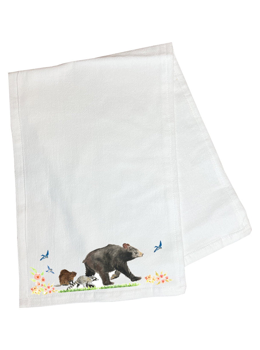 Woodland Walk Floral Burp Cloth