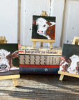 Portraits of Cows Original Art